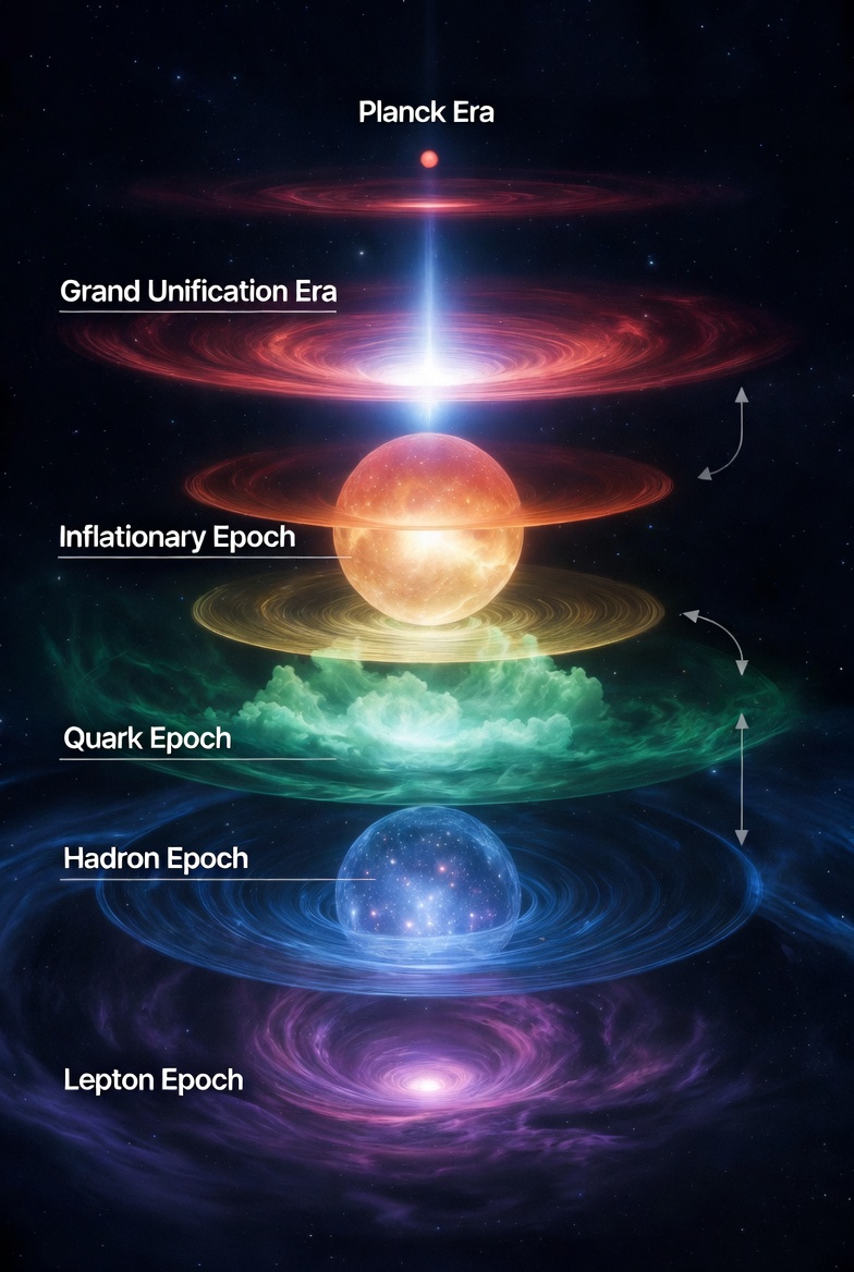 Этапы ранней Вселенной после Большого взрыва
